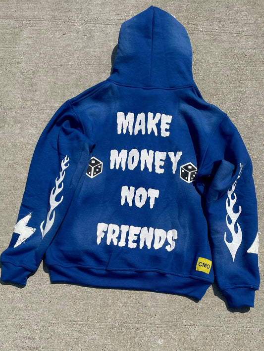 "CMO Blue Zip ups"