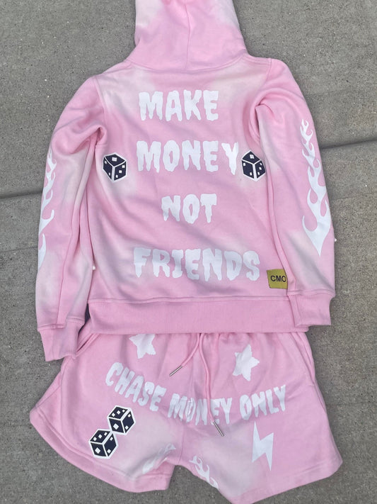 ChaseMoneyOnly " CMO Pink Zip Ups"