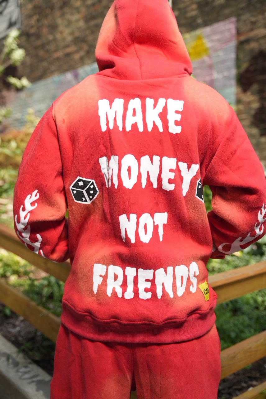 "CMO Red Zip Ups "