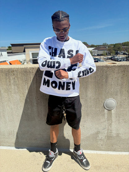 CMO White & Black Money Tee