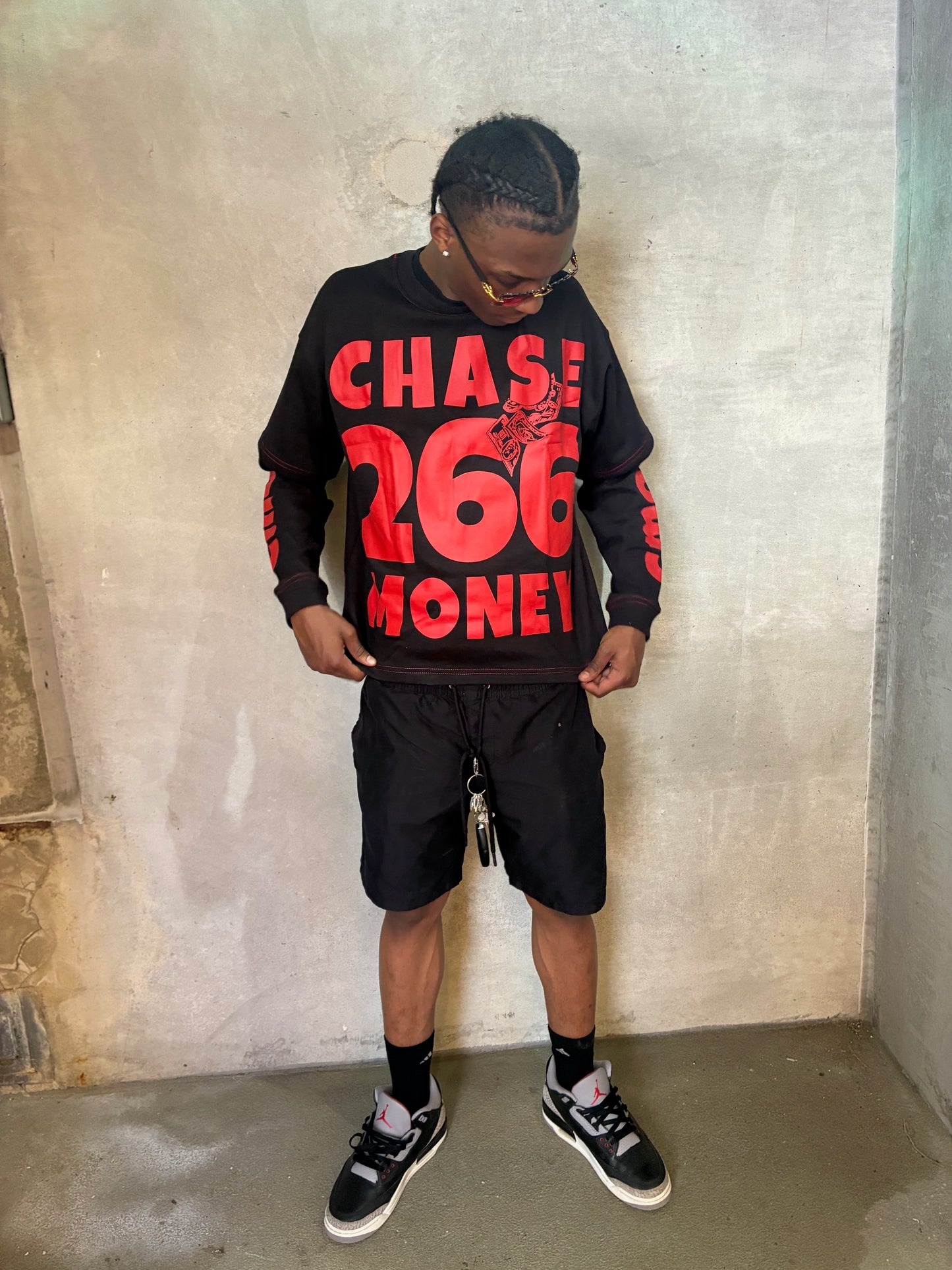 CMO Red & Black Money Run Tee's