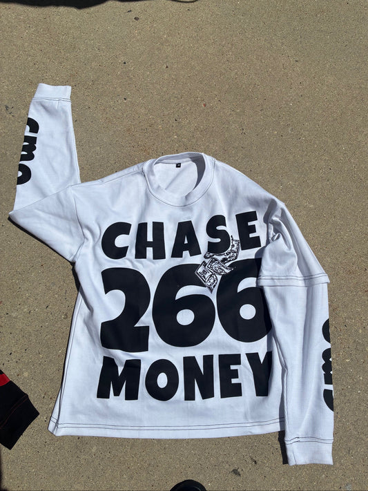 CMO White & Black Money Tee