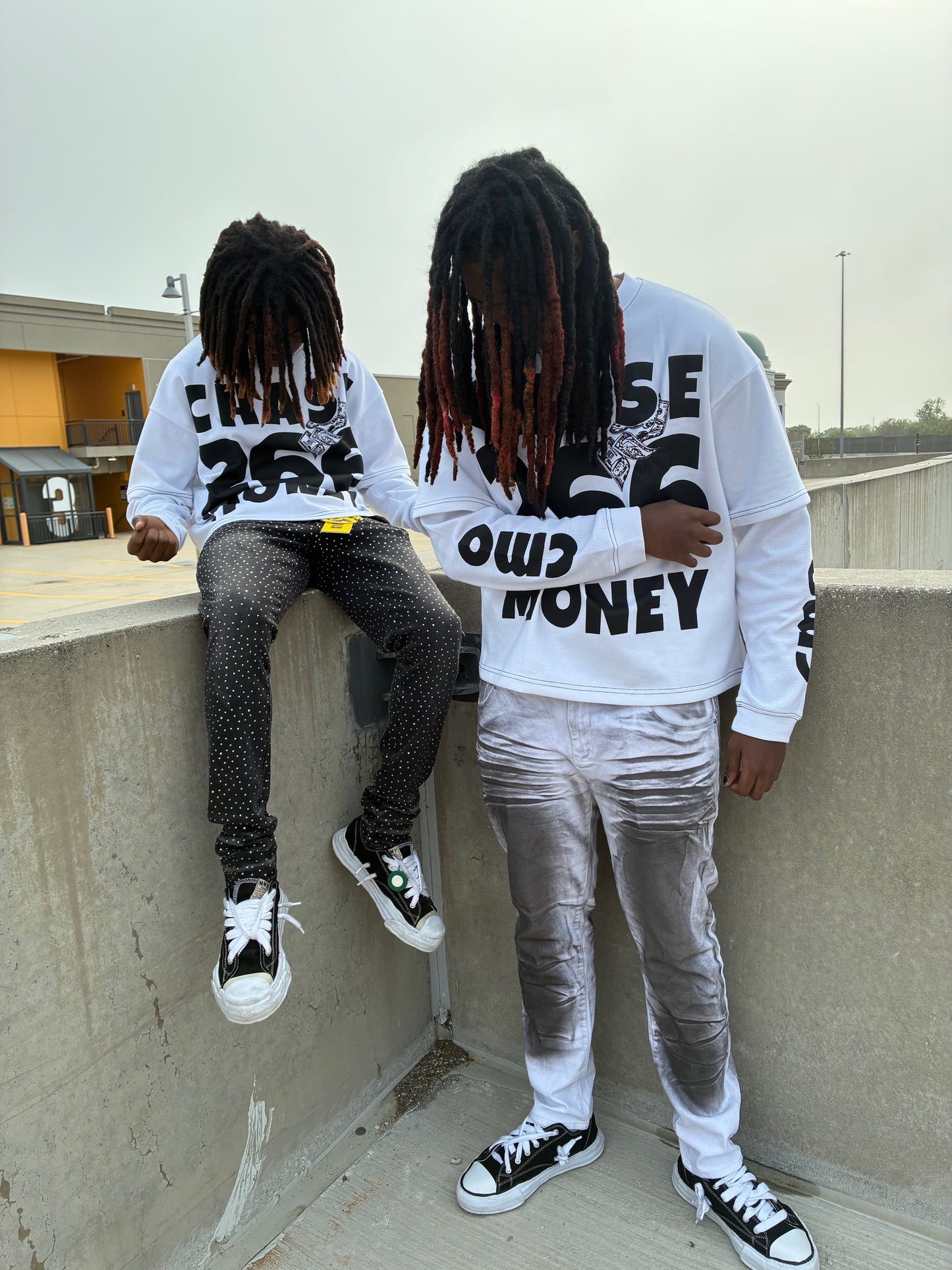 CMO White & Black Money Tee