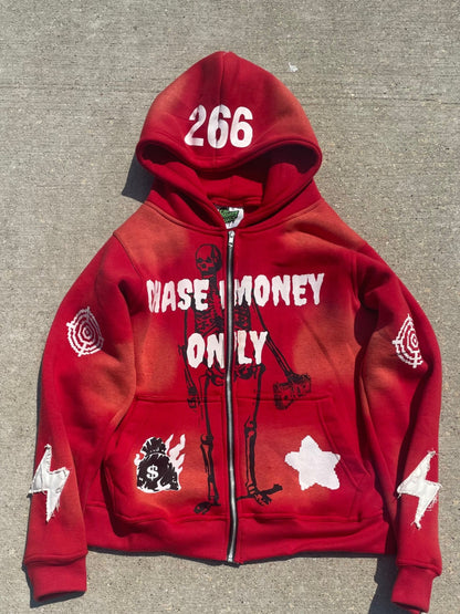 "CMO Red Zip Ups "