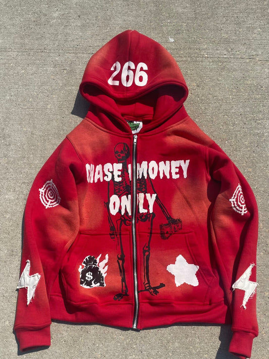 "CMO Red Zip Ups "