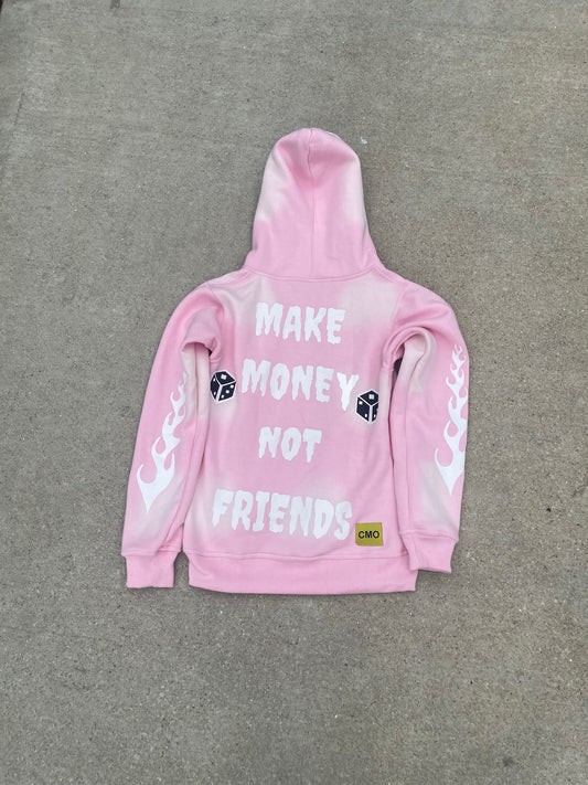 ChaseMoneyOnly "CMO" Pink Zip up