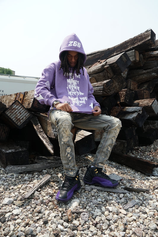 ChaseMoneyOnly "MTM" purple pullover