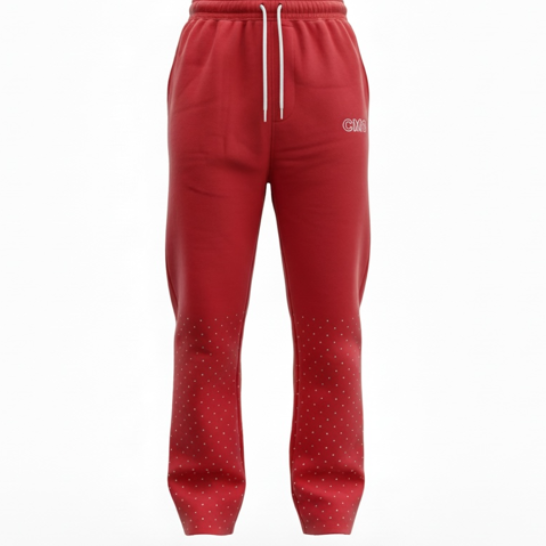 CMO Red Rhinestone Joggers